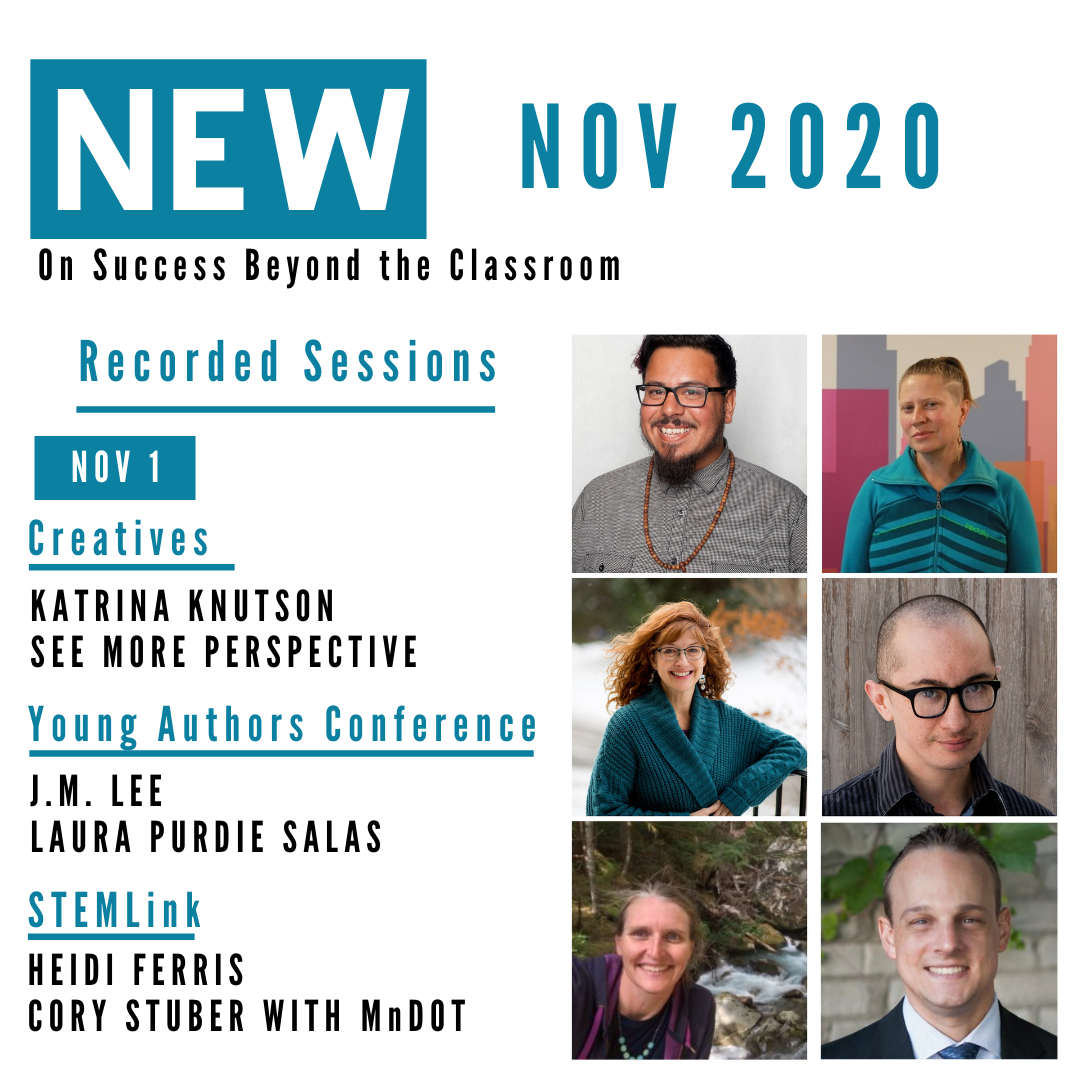 graphic of recorded sessions for November programming