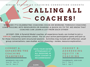 Calling all Coaches flyer
