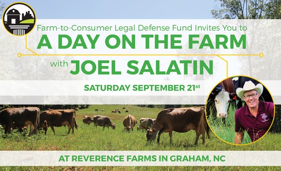 Day on the Farm with Joel Salatin graphic