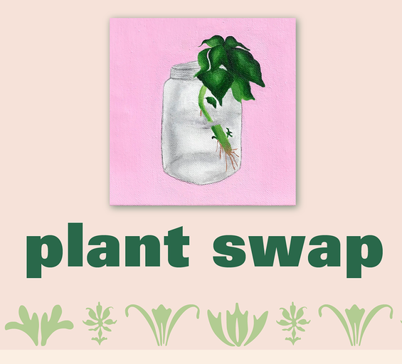 picture of seedling and swap graphic