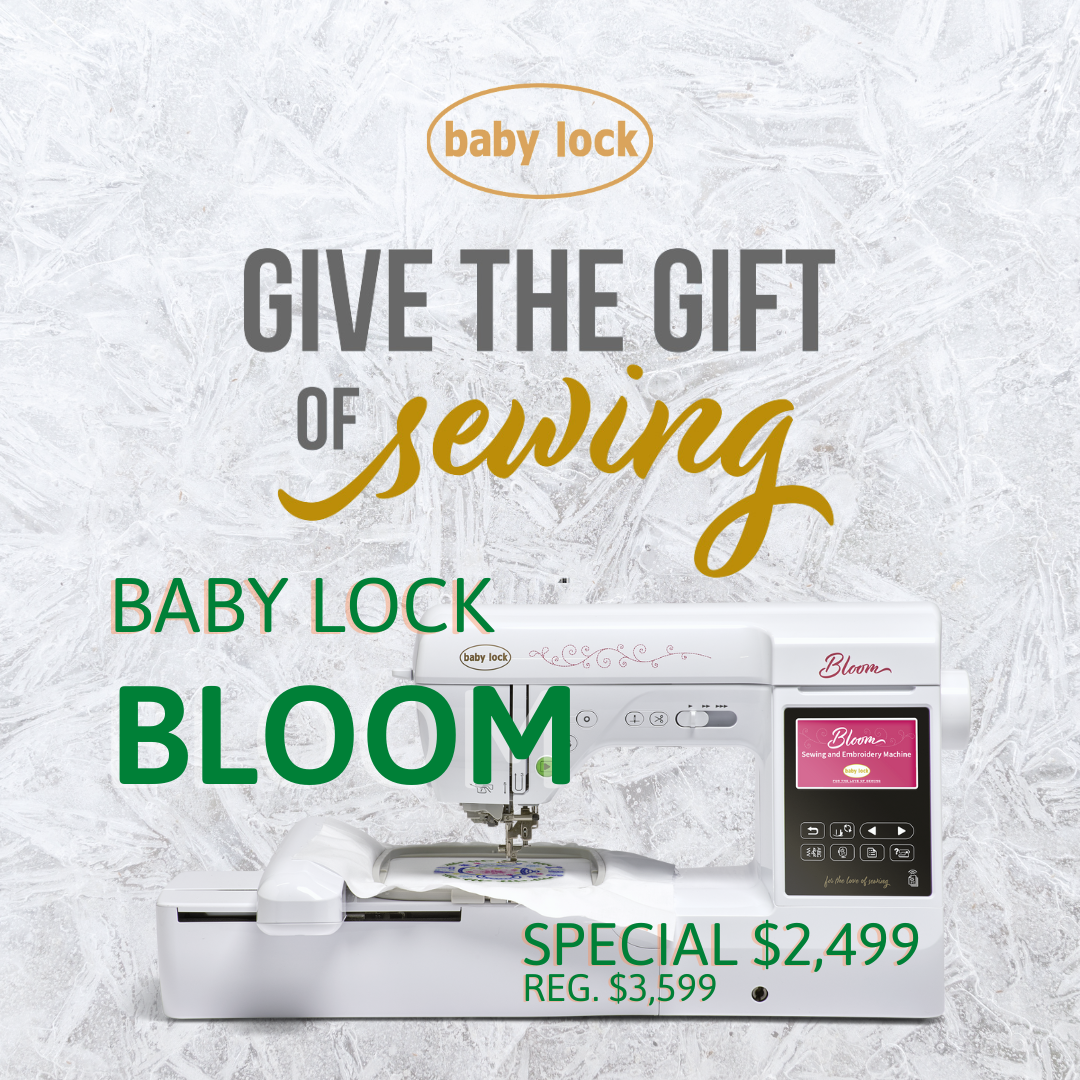 pic of baby lock bloom sewing and embroidery machine