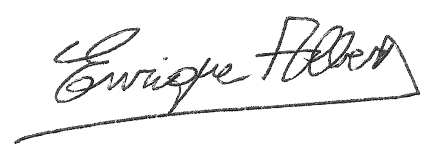 Enrique Alberro - signature