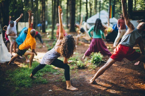 Yoga at Tribal Rhythms Gathering