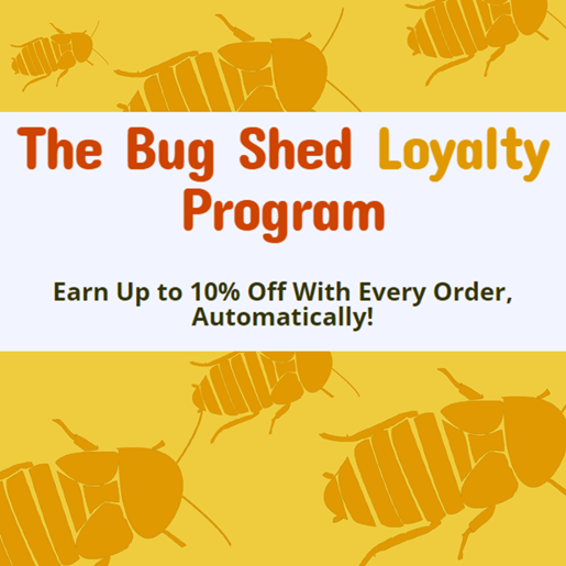 Bug Shed loyalty program graphic