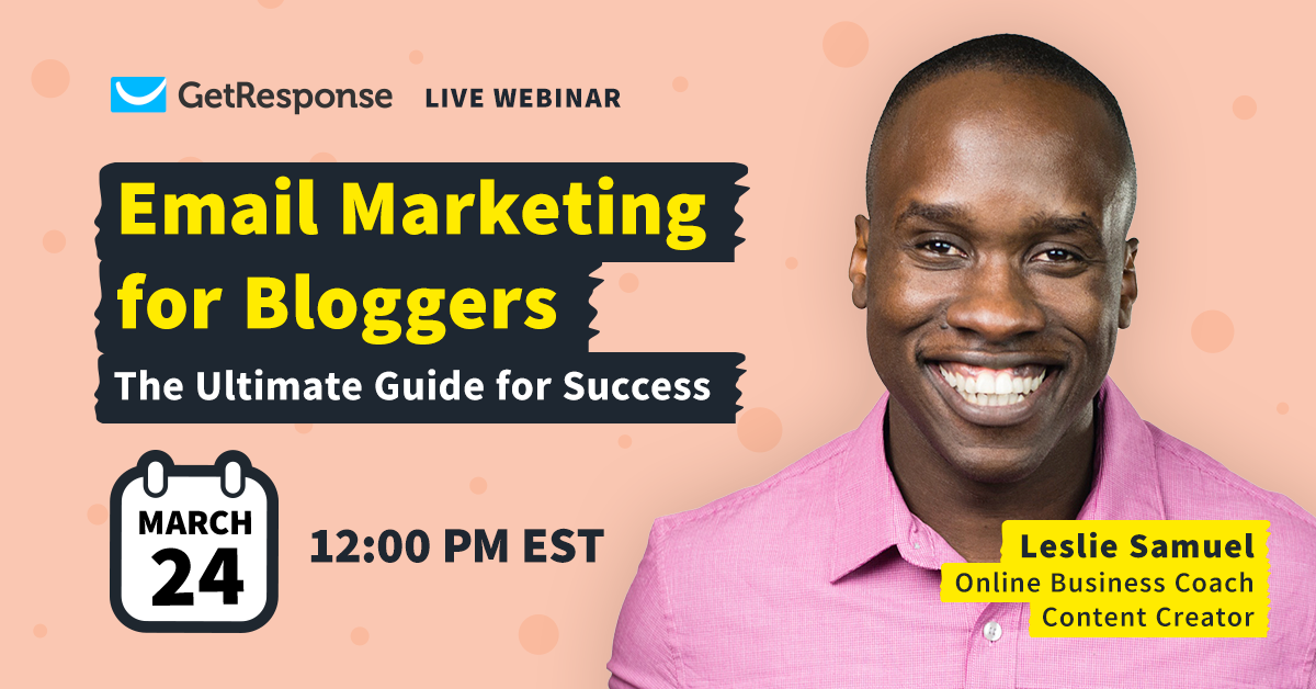 Email Marketing for Bloggers webinar.