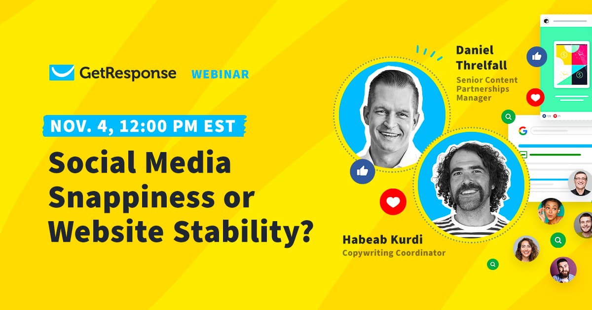 Social Media or a Website? Webinar invitation.