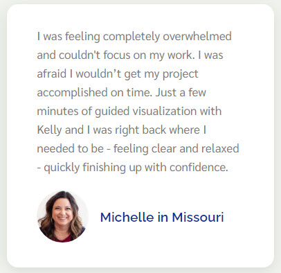 Turn on your images! Michelle's visualization success is right here for you...