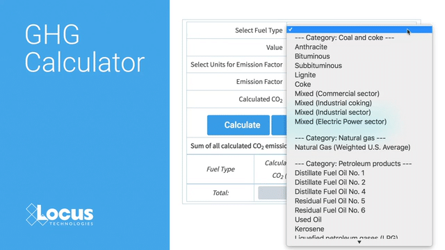 GHG Calculator