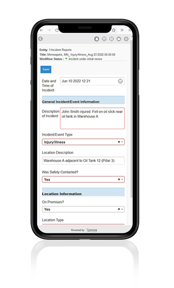 Mobile Field Data