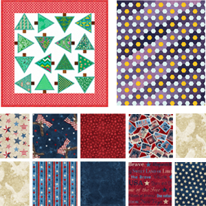 EQ Freebies  Don't miss this month's free downloads, fabric giveaway, and lesson for EQ8!  Project of the Month: Contoured Conifers  Fabric of the Month: Stars and Stripes by Northcott (and fabric giveaway!)  Design & Discover lesson: Working with Ombré Fabrics