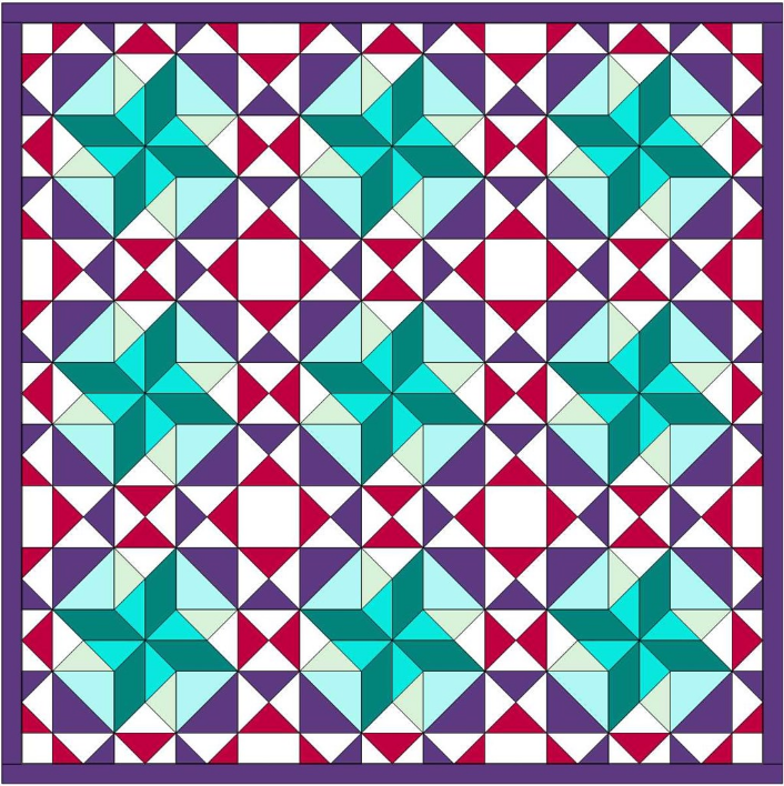 EQ8 Block Spotlight  Did you know there are over 6,000 blocks in EQ8?! We pick one each month to feature on the blog and challenge users to design a quilt with it. Here's one by Susan K. Can you guess what the featured block is for July? View Block Spotlight >