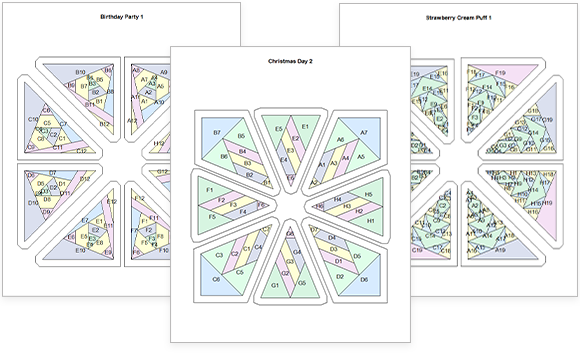 Each block in the Kaleidoscope Collection has 8 precisely marked units, making even the most complex blocks easy enough for beginners