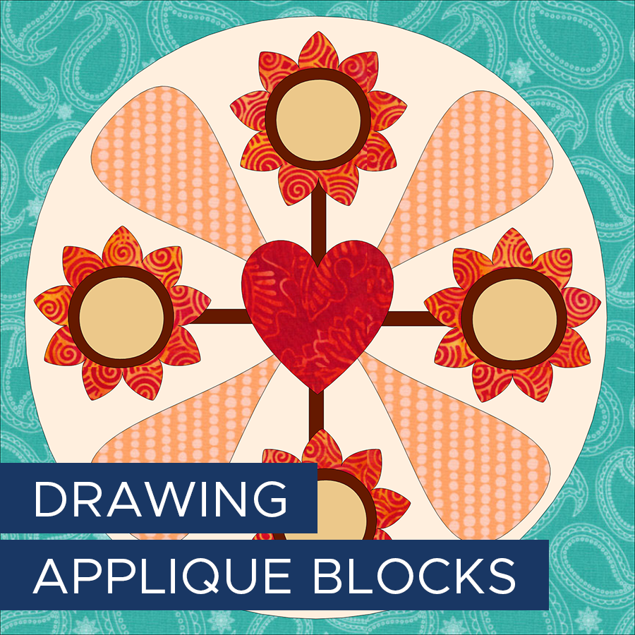 Drawing Applique Blocks