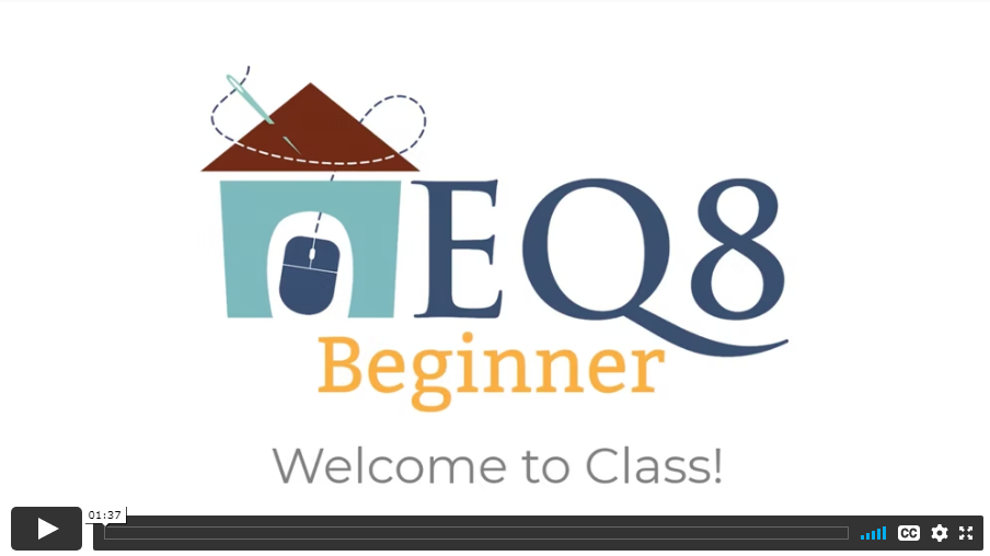 EQ At Home: Online Classes for Electric Quilt Software
