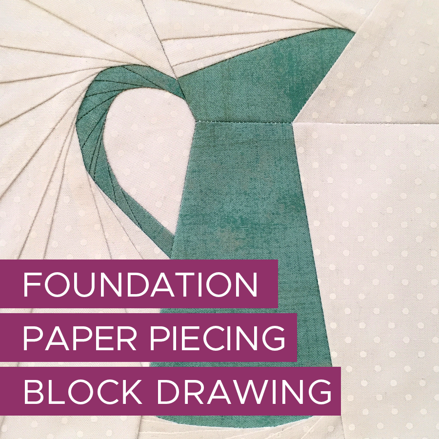 Foundation Paper Piecing Block Drawing