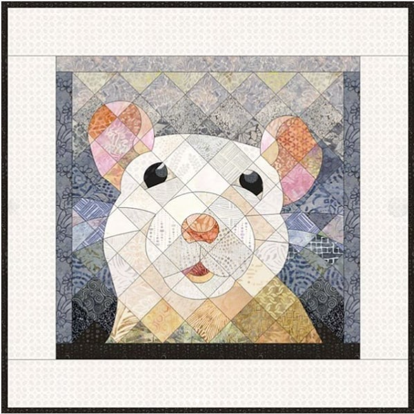 Christine Shearer  How cute is that mouse?! If you like that little guy, you'll love the other designs EQ user Christine Shearer has created! See her Instagram page (@cmshea058) to see dogs, cats, birds, and more!