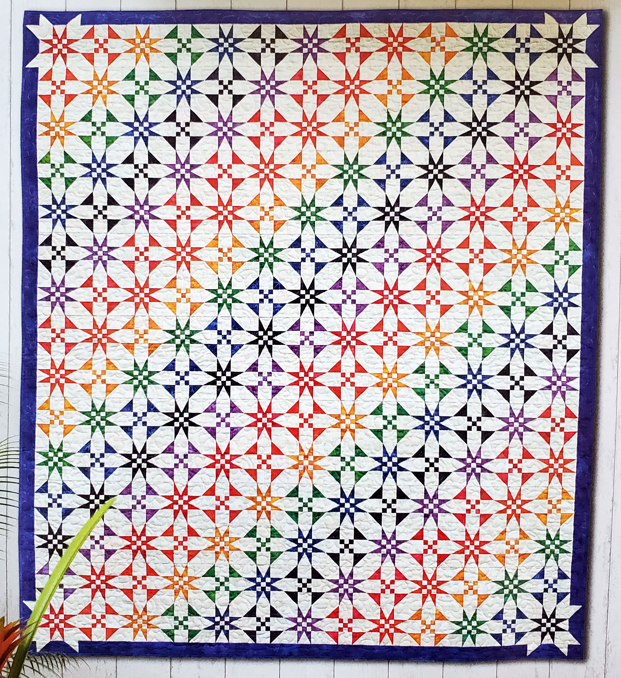 Shelley Scott Tobisch  You can see Shelly's gorgeous “Here Comes the Sun” quilt in the September issue of American Quilter! We love seeing EQ users in magazines! Find the pattern and Shelley’s tips in the magazine.  Photo credit: American Quilter Magazine