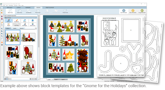 Gnome for the Holidays templates