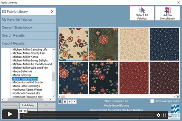 Preview the new Stash!  Click the video above to take a peek at the 50+ collections included in the newest download of Stash! If you like what you see, purchase, download, and install—you'll get over 1,400 fabrics for just $7.95!