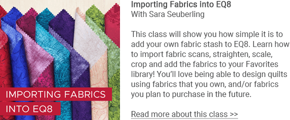 Importing Fabrics into EQ8