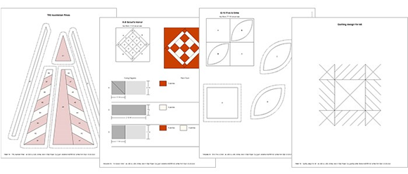 Templates, FPP patterns, or rotary-cutting charts! Print at any size you need!