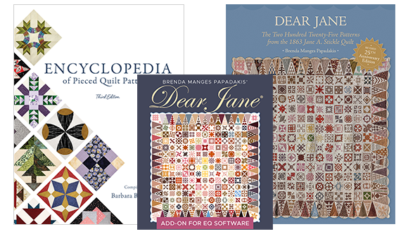 Product Spotlight: Encyclopedia of Pieced Quilt Patterns  If this book isn't already on your shelf, you'll want to add it to your collection. Look up the names of over 4,000 pieced blocks, identify unknown patterns, or flip through the 522 colorful pages for inspiration! Shop Must-Haves >