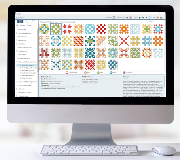 Encyclopedia of Pieced Quilt Patterns and BlockBase+