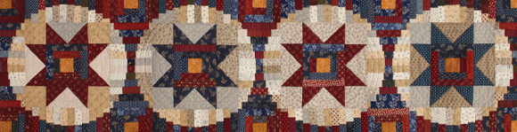 Main Street Log Cabins Quilt by Judy Martin