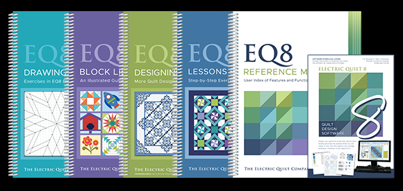 Ring in 2021 with 21% off the most user-friendly quilt design software on the market... and books too! With EQ8 and step-by-step lessons, you'll be designing your own quilts in no time. Start today!