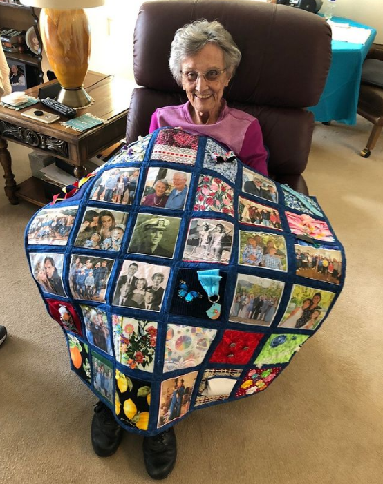 Ann Doty  We love this fidget quilt by Ann Doty, our featured quilter for November's Do You EQ Too series! Ann was gracious enough to share her countless quilts with us, which include photos of family, nature, road trip adventures, and more!   And yes, Ann uses EQ Printables inkjet fabric sheets for those special photos! 