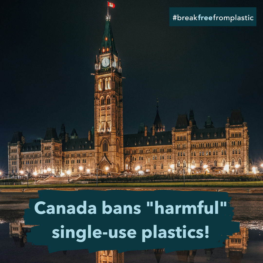 Photo of Canadian Parliament | Canada bans single-use plastics