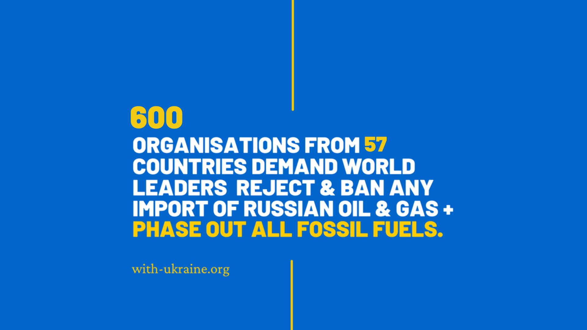 #StandWithUkraine to Phase Out Fossil Fuels