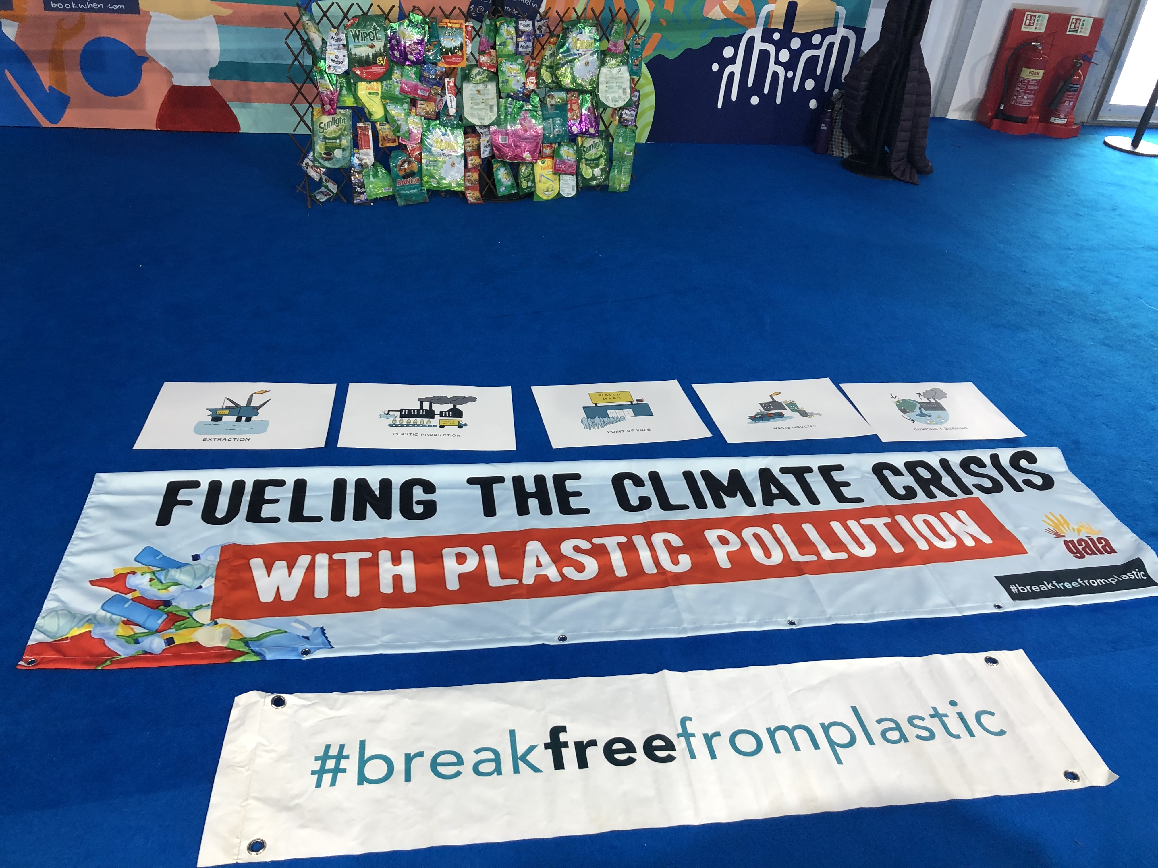 COP26 Action - Break Free From Plastic