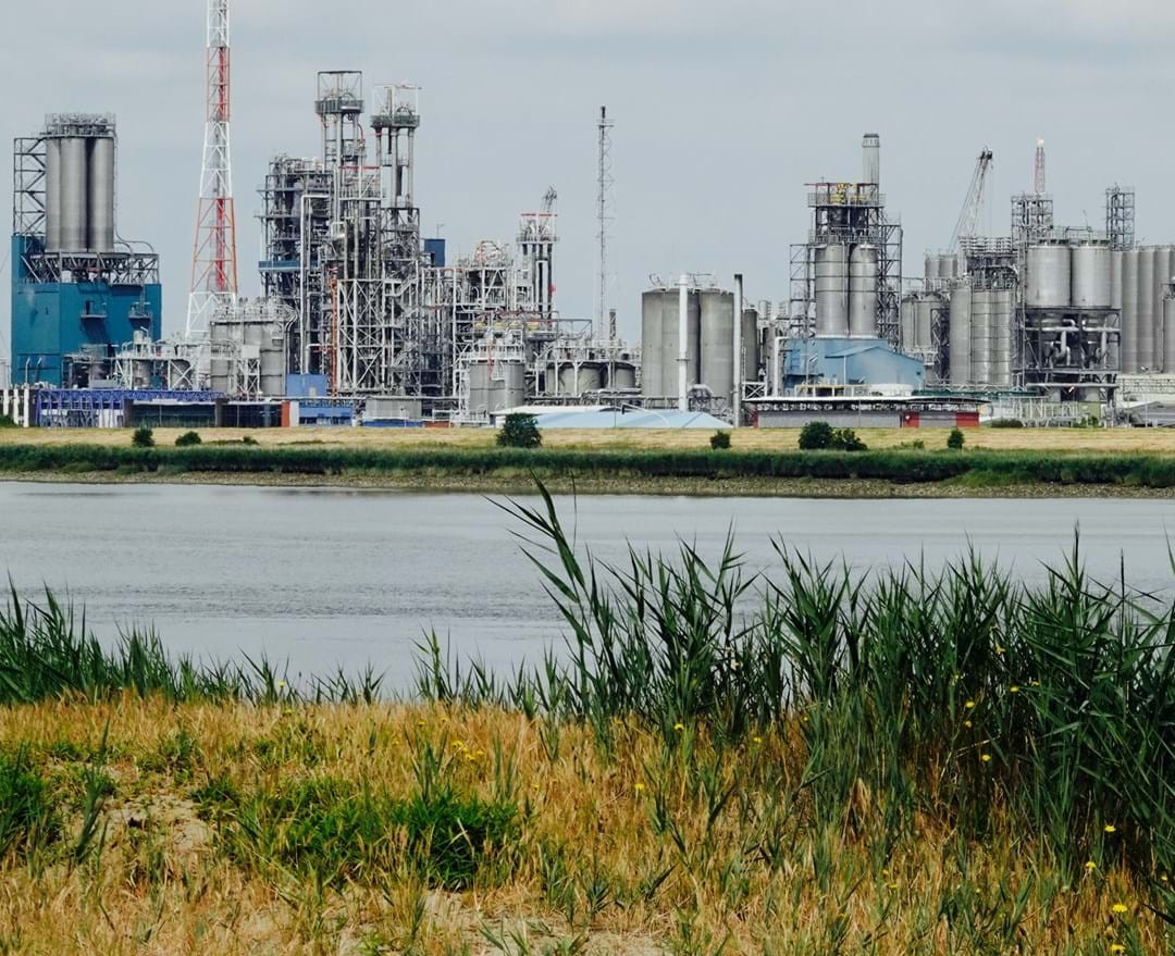 An image of a petrochemical site