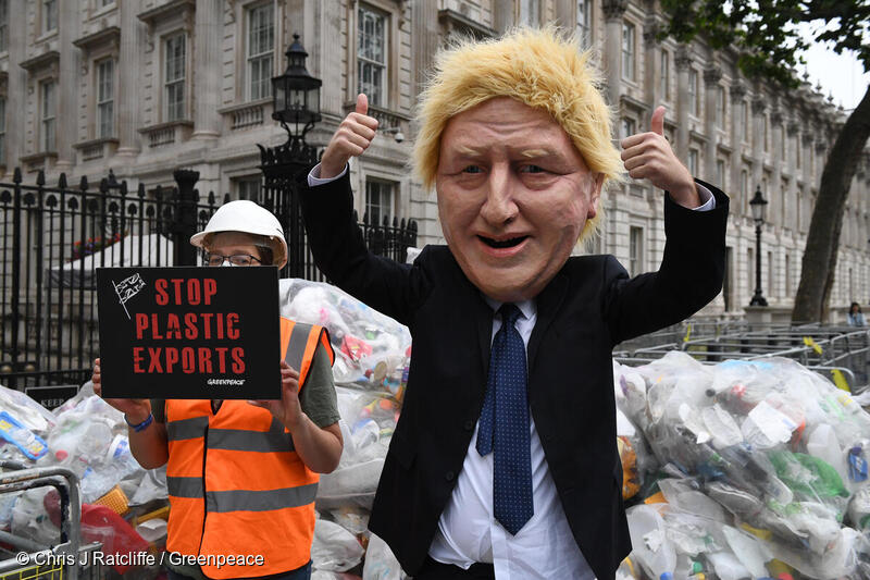 Greenpeace at Downing Street
